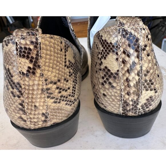 Artisan by Zigi Adal Snake Print Leather Shoe Boots Women's Size 9.5M - Picture 6 of 14